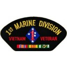VN 1st Marine Div Vet Patch/Small