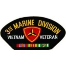 VN 3rd Marine Div Vet Patch/Small