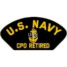 USN E-7 CPO Retired Patch/Small
