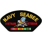 USN VN Seabee Vet Patch/Small