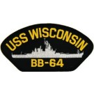 USS Wisconsin Patch/Small