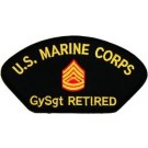 USMC E-7 GySgt Retired Patch/Small
