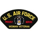 USAF Woman Vet Patch/Small