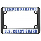 USCG Semper Paratus Motorcycle Plastic License Plate Frame