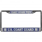 Coast Guard Wife License Plate Frame