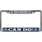 Seabee Can Do License Plate Frame