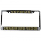 Operation Iraqi Freedom License Plate Frame