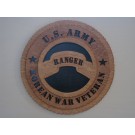 US Army Veteran Korea Ranger Plaque