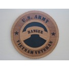 US Army Veteran Vietnam Ranger Plaque