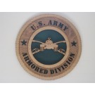 US Army Armored Division Plaque
