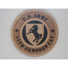 US Army 11th Armored Cav Plaque