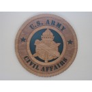 US Army Civil Affairs Plaque