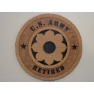 US Army 9th Infantry Retired Plaque