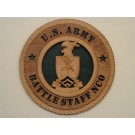 US Army Battle Staff NCO Plaque
