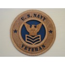 US Navy Veteran PO 1st Class Plaque