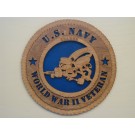US Navy Veteran World War II Seabee Plaque
