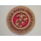 US Marine Corps Veteran Afghanistan Plaque