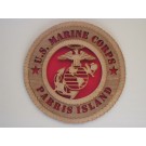 US Marine Corps Paris Island Plaque