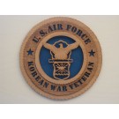 US Air Force Veteran Korean War Plaque