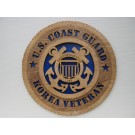 US Coast Guard Veteran Korea Plaque