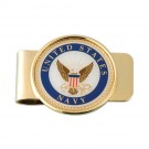 U.S. Navy Crest Money Clip
