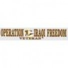 Operation Iraqi Freedom Veteran Window Strip 