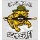 USMC Bulldog Decal