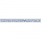 United States Air Force with Wing Logo Window Strip 