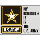 My Granddaughter is in the Army Decal